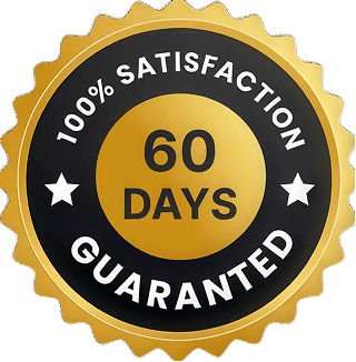 60 day 100% satisfaction guarantee badge